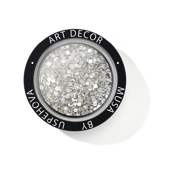 Strass Silver White