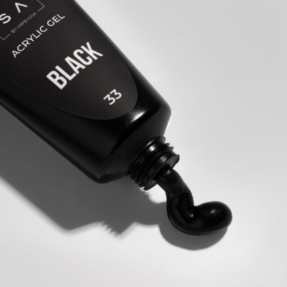 Acrylic Gel 33 - BLACK - 35ML