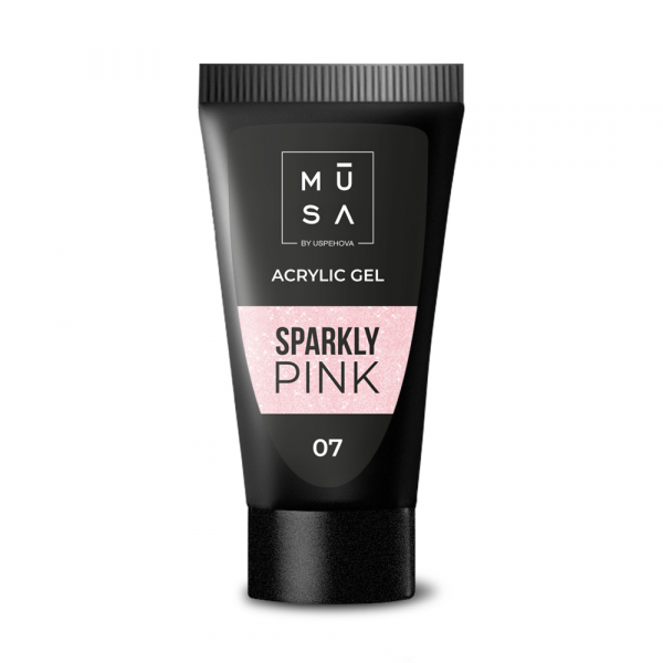 Acrylic Gel 07 - Sparkly Pink - 35ml