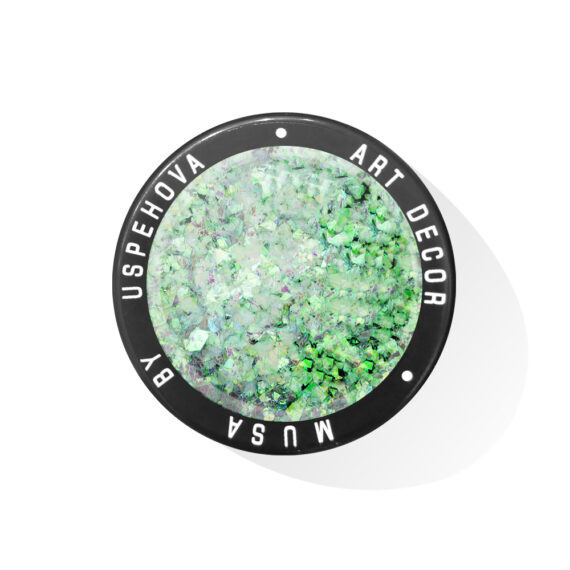 FLAKES GLITTER 322 GREEN GOLD.