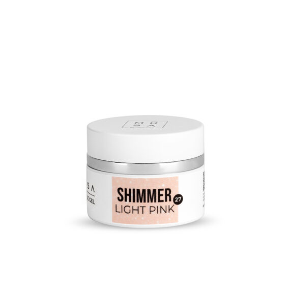 Acrylic Gel 27 - Shimmer Light Pink - 15ml