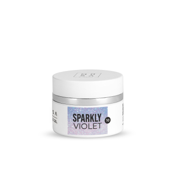 Acrylic Gel 10 - Sparkly Violet - 15ml