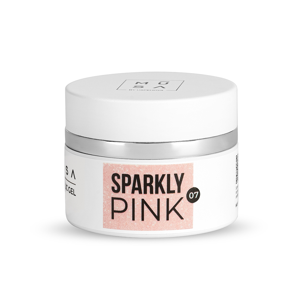 Acrylic Gel 07 - Sparkly Pink - 50ml
