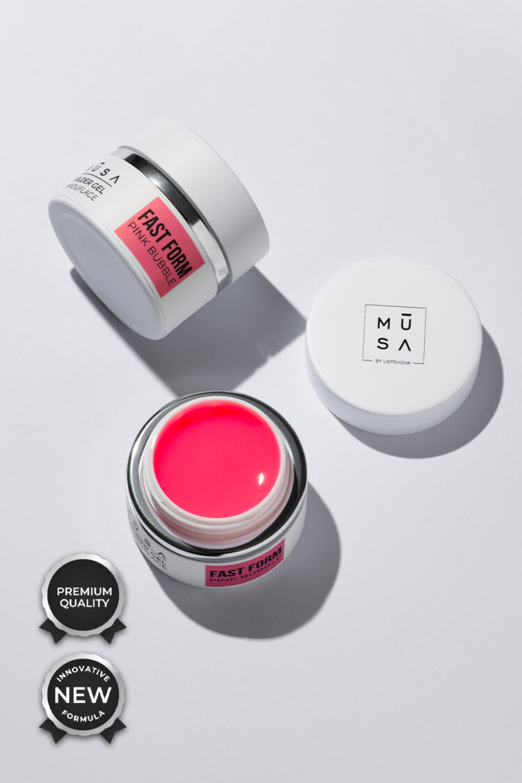 Gel Builder Fast Form  - Pink Bubble 15ml