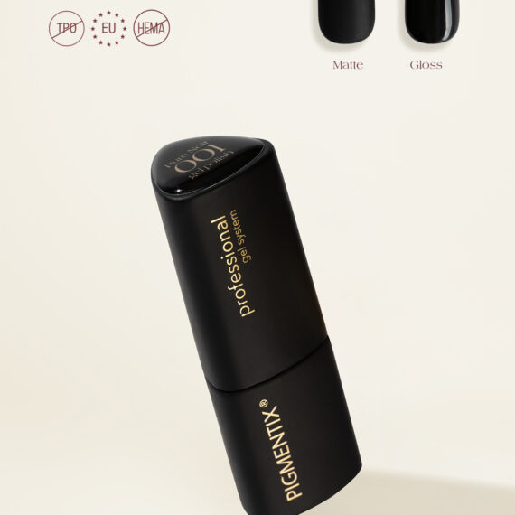 Pigmentix® gel polish - Pure Noir 001