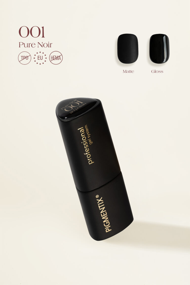 Pigmentix® gel polish - Pure Noir 001