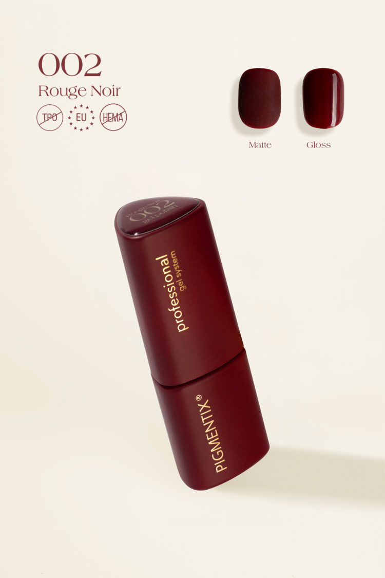 Pigmentix gel polish - Rouge Noir 002