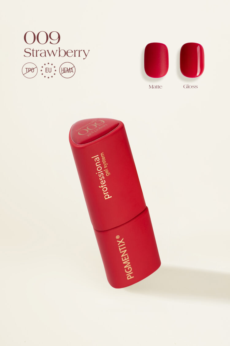 Pigmentix gel polish - Strawberry 009