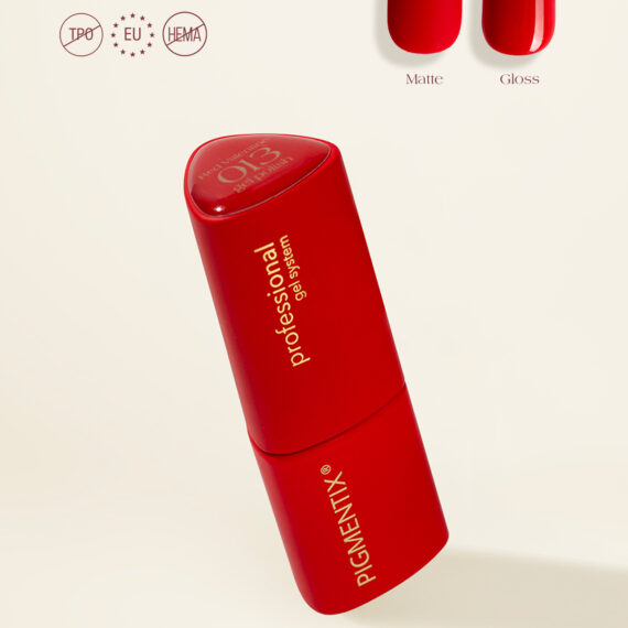 Pigmentix gel polish - Red Valentine 013