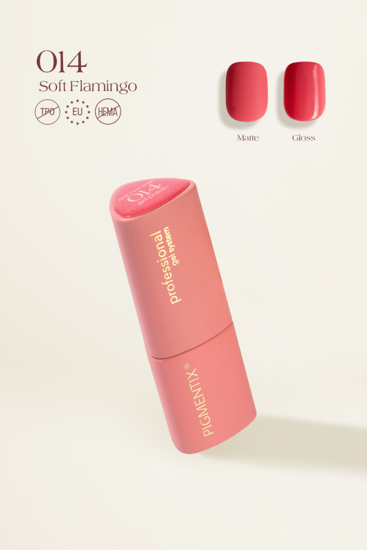 Pigmentix gel polish - Soft Flamingo 014