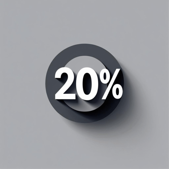 - 20%
