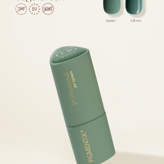 Pigmentix gel polish - Sage Green 036