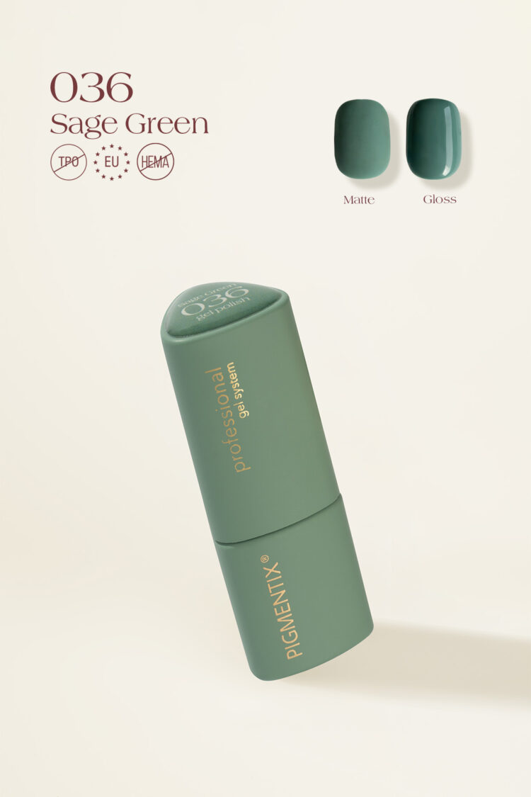 Pigmentix gel polish - Sage Green 036