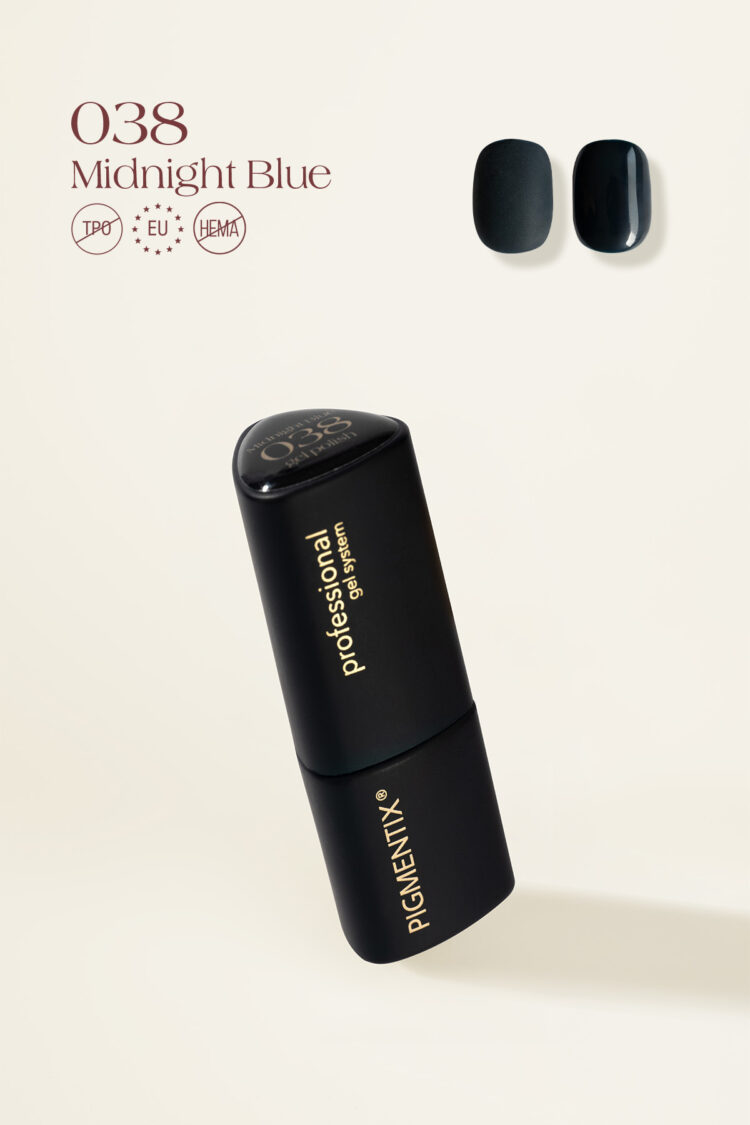 Pigmentix gel polish - Midnight Blue 038