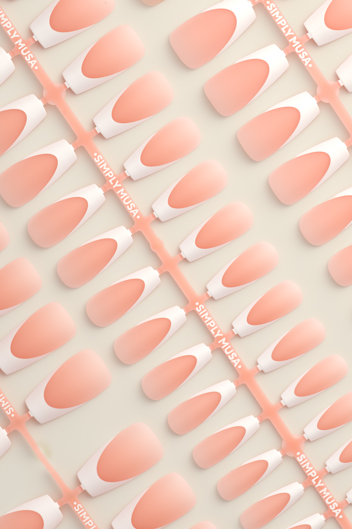 Acrylic Gel Tip Master Pro X® White French - Long Coffin – Image 8