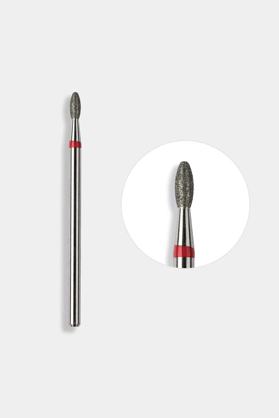 Embout Olive Diamètre 18 – Anneau Rouge