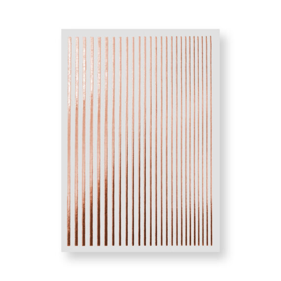 Line Sticker Rose Gold