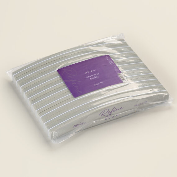 Nail Buffer - Refine - 100/180 - Paquet de 10 pièces.